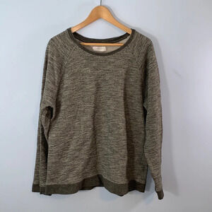 Everlane mens size xl charcoal crewneck sweatshirt marled warm cozy fall